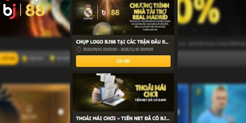 Hỗ trợ người chơi về khuyến mại